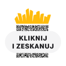 kod QR w kształcie frytek