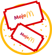 Zbieraj losy Kupuj oferty z frytkami wskazane na kuponach promocyjnych dostępnych w aplikacji McDonald’s w sekcji MojeM okazYEAH! Każdy zakup to jeden los. Losy znajdziesz w zakładce Twoje losy.