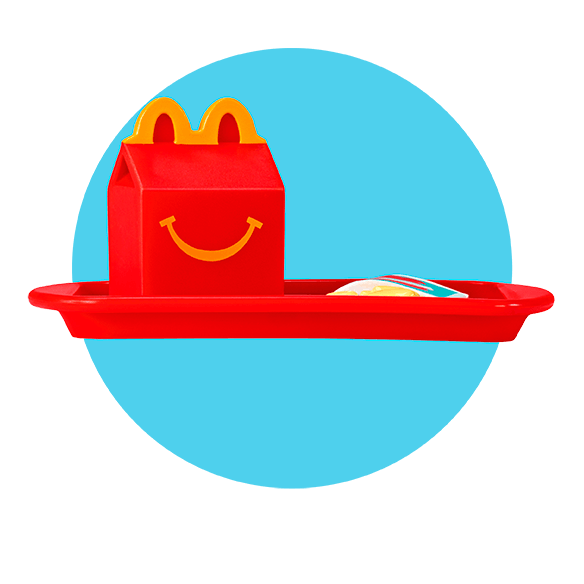 TACA Z HAPPY MEAL<br /> I JABŁUSZKAMI